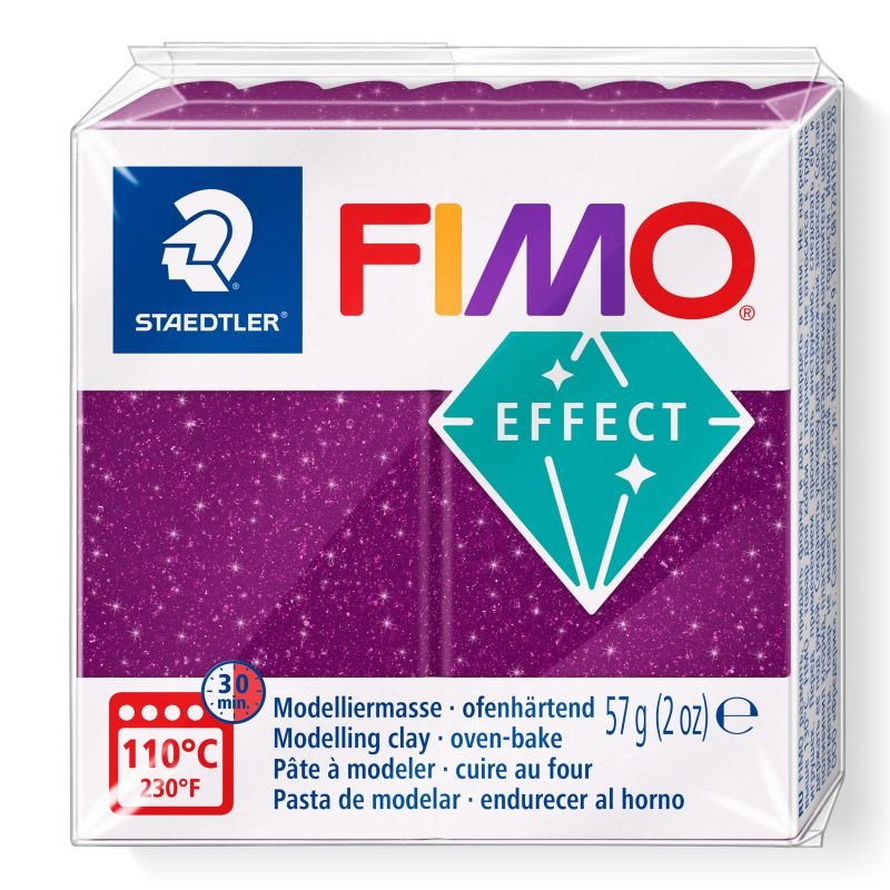 STAEDTLER ΠΗΛΟΣ FIMO 8010-602 EFFECT GALAXY PURUPLE 57g