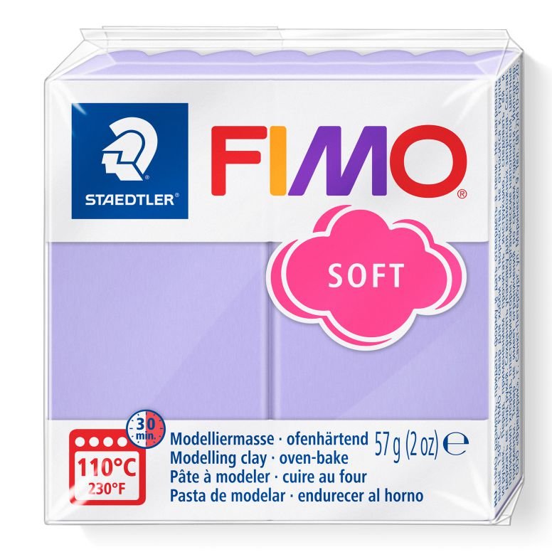 STAEDTLER ΠΗΛΟΣ FIMO 8020-605 SOFT LILAC 57gr