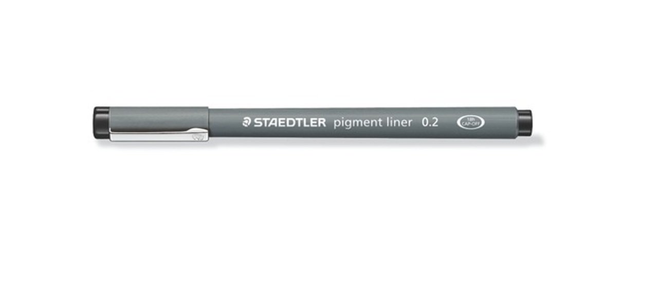 ΡΑΠΙΔΟΓΡΑΦΟΣ ΜΙΑΣ ΧΡΗΣΗΣ 0.2mm STAEDTLER ΜΑΥΡΟ 308 02-9