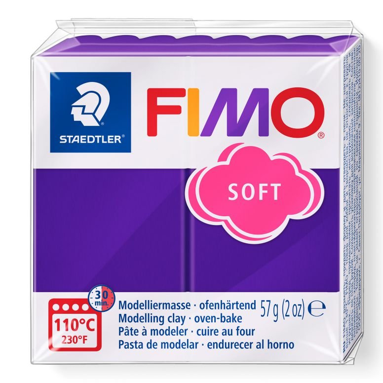 STAEDTLER ΠΗΛΟΣ FIMO 8020-63 SOFT PLUM 57gr