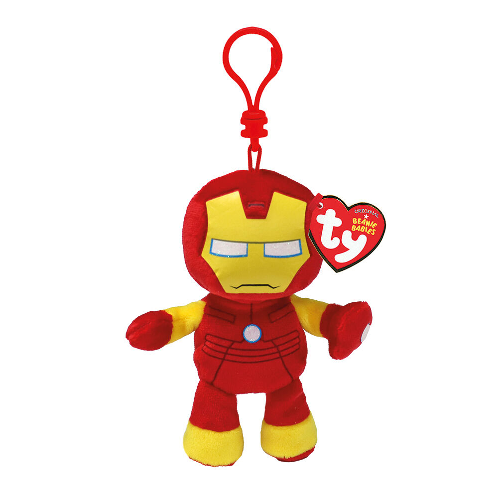 TY BEANIE BABIES ΛΟΥΤΡΙΝΟ ΜΠΡΕΛΟΚ MARVEL: IRON MAN 8,5 ΕΚ.