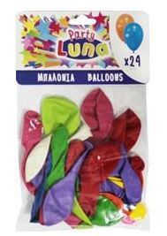 ΜΠΑΛΟΝΙΑ 24ΤΕΜ ΔΙΑΦ.ΧΡΩΜ.