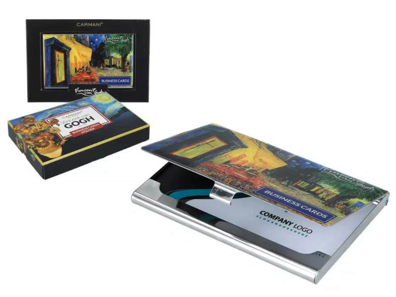 Θήκη επαγγελματικής κάρτας - V. van Gogh, Cafe Terrace at Night (CARMANI)