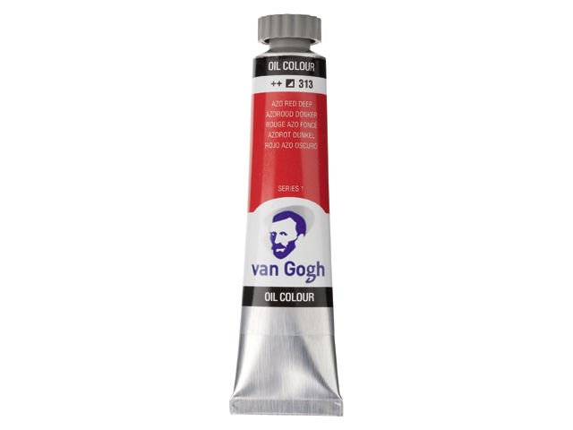 ΛΑΔΙΑ VAN GOGH 20ML S1 T.7 No. 313 AZO RED DEEP