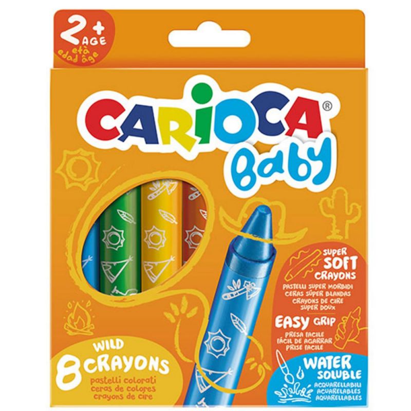 ΚΗΡΟΜΠΟΓΙΕΣ CARIOCA BABY JUMBO 8 χρωμ.