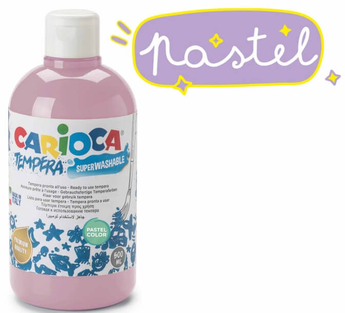 ΤΕΜΠΕΡΕΣ 500ml ΠΑΣΤΕΛ ΡΟΖ CARIOCA