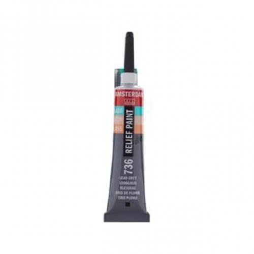 ΠΕΡΙΓΡΑΜΜΑ RELIEF 20ML 736 LEAD GREY AMSTERDAM