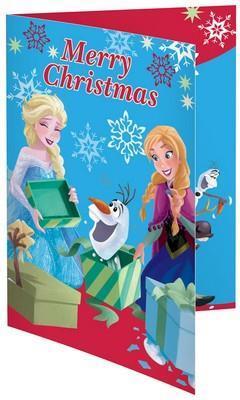 ΚΑΡΤΑ ΧΡΙΣΤΟΥΓΕΝΝΩΝ FROZEN 3ΣΧ