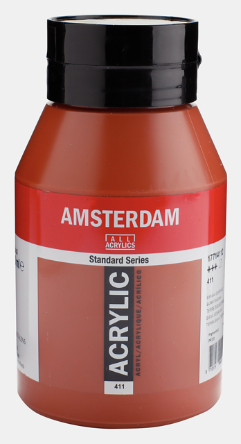 ΑΚΡΥΛΙΚΟ AMSTERDAM 1LTR. No 411 BURNT SIENNA