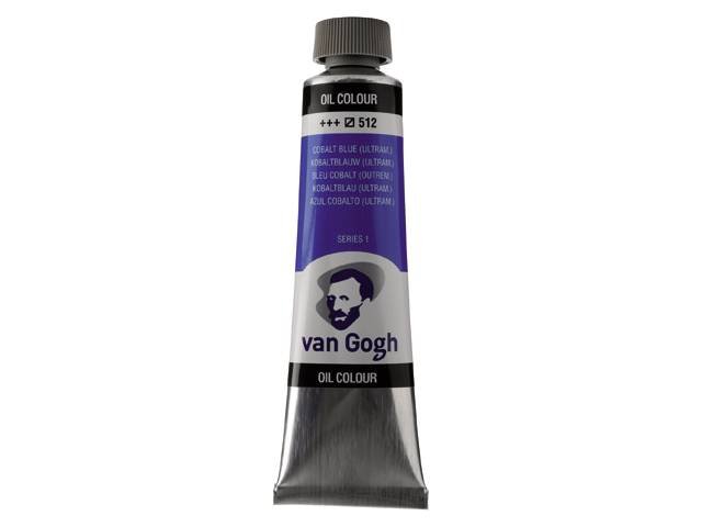 ΛΑΔΙΑ VAN GOGH 40ML S1 T.9 No. 512 COBALT BLUE ULTR