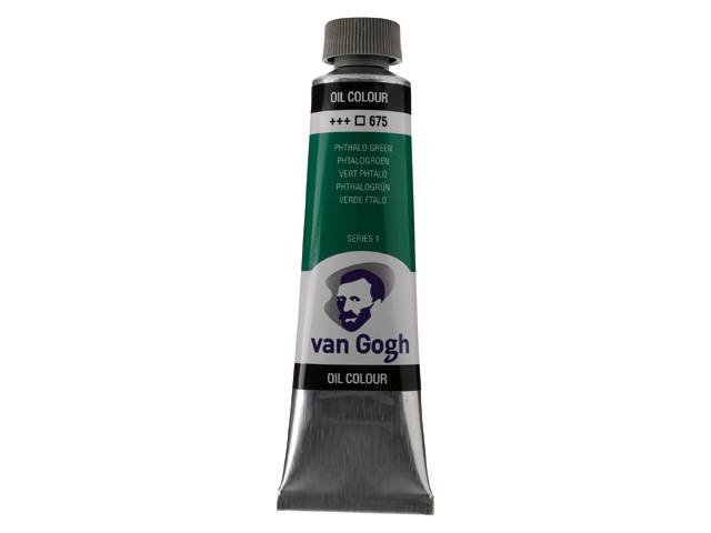 ΛΑΔΙΑ VAN GOGH 40ML S1 T.9 No. 675 PHTHALO GREEN
