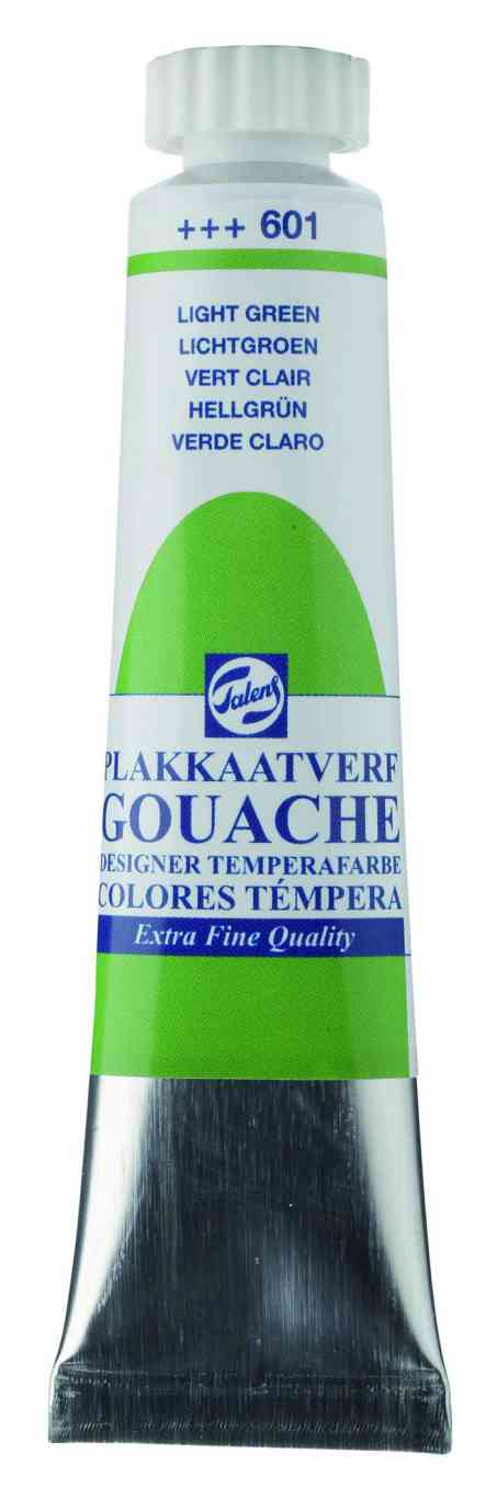 GOUACHE ΤΕΜΠΕΡΑ 20ML 601 LIGHT GREEN ROYAL TALENS