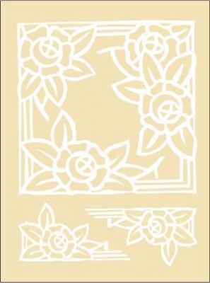 TRANSFER GOLOR 22X33CM 2310-WHITE ARTEBELLA