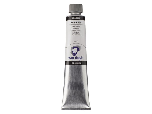 ΛΑΔΙΑ VAN GOGH S1 200ml No.105 TITANIUM WHITE