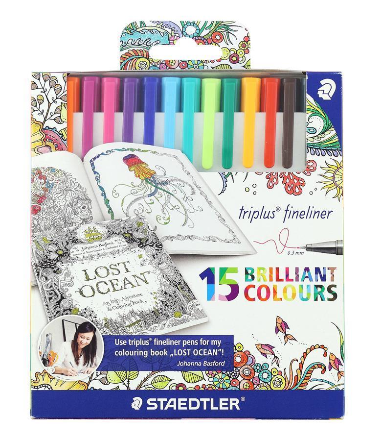 STAEDTLER TRIPLUS FINELINER ΜΑΡΚΑΔΟΡΑΚΙ ΓΡΑΦΗΣ BASFORD (15 ΧΡ.) - BASFORD15 ΧΡ. (334 C15JB)