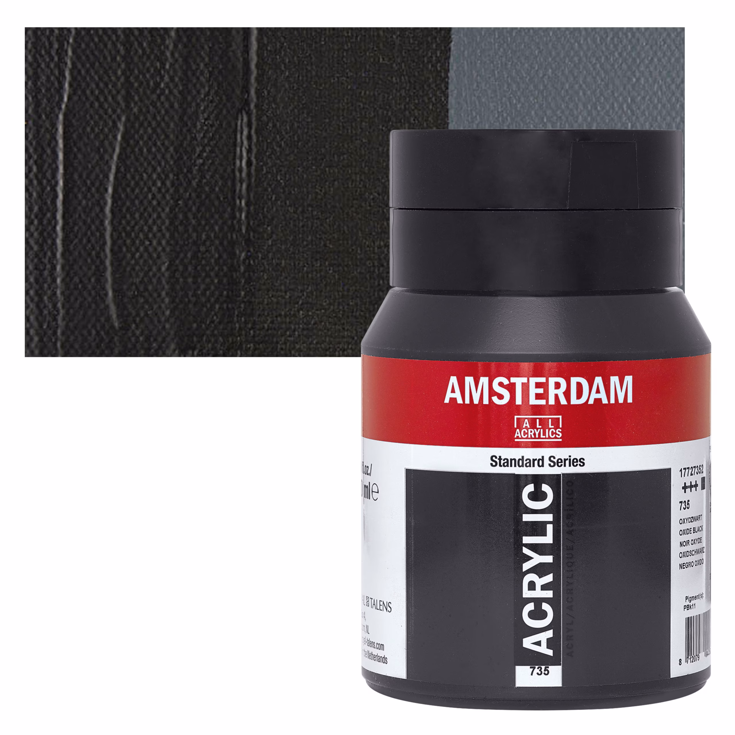 ΑΚΡΥΛΙΚΟ AMSTERDAM 500ML No 735 OXYDE BLACK