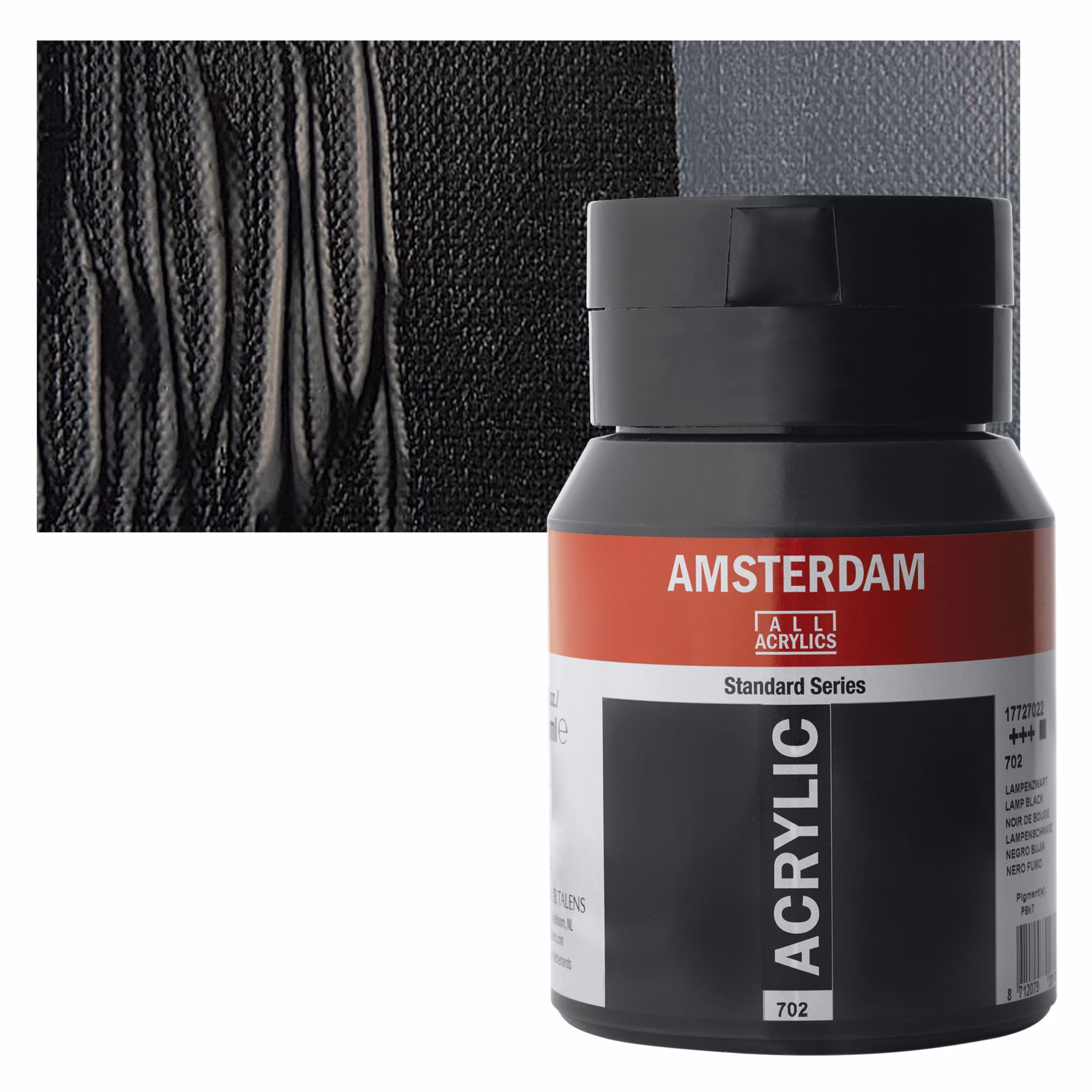 ΑΚΡΥΛΙΚΟ AMSTERDAM 500ML No 702 LAMB BLACK