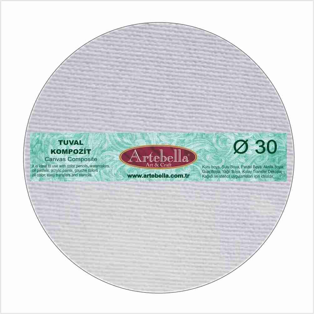 ΚΑΡΤΟΛΙΝΟ ΣΤΡΟΓΓΥΛΟ 30CM KTYTC030 ARTEBELLA