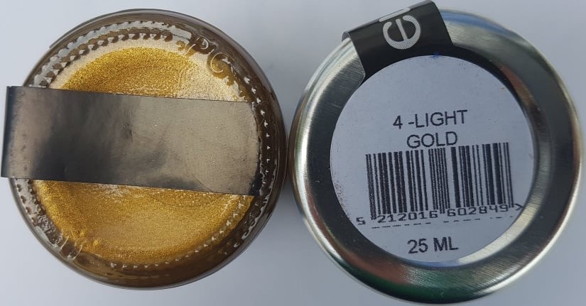 ΠΑΤΙΝΑ ΔΙΑΛΥΤΟΥ ΚΕΡΙΟΥ LIGHT GOLD 25ML (WAX)