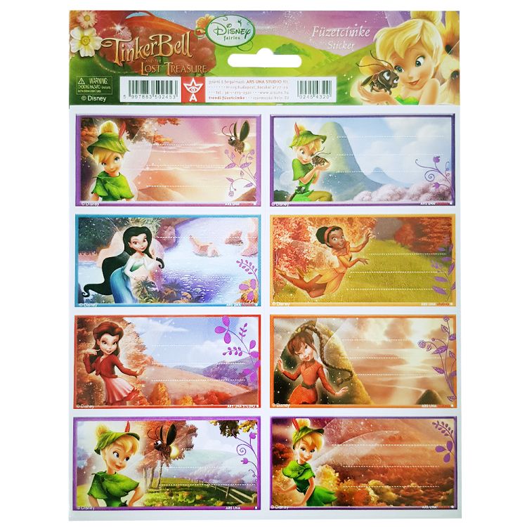 Ετικέτες x8 TINKERBELL 10τμχ