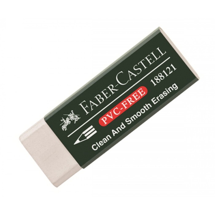 Faber Castell 188121 PVC Free Γόμα Μεγάλη Λευκή