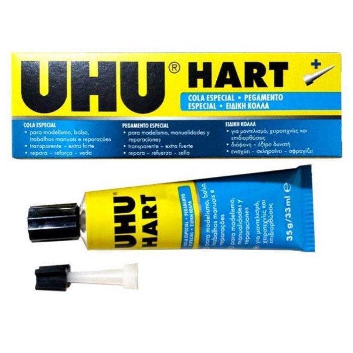 UHU Κόλλα Υγρή για Ξύλο & Χαρτί Hart 35gr