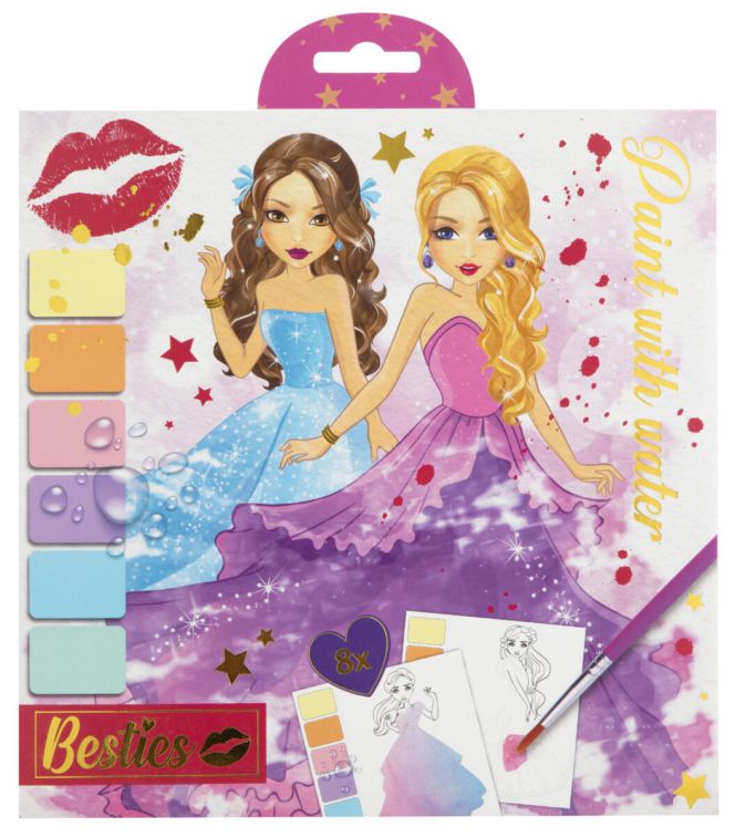 ΒΑΨΤΕ ΜΕ ΝΕΡΟ 20 X 20 CM, 8 ΦΥΛΛΑ, 1 ΠΙΝΕΛΟ