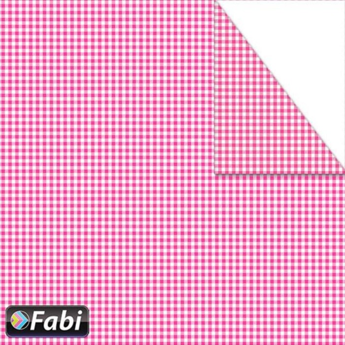 Fabi Χαρτόνι Σχεδίου Μίνι Καρό Ροζ 50x70cm