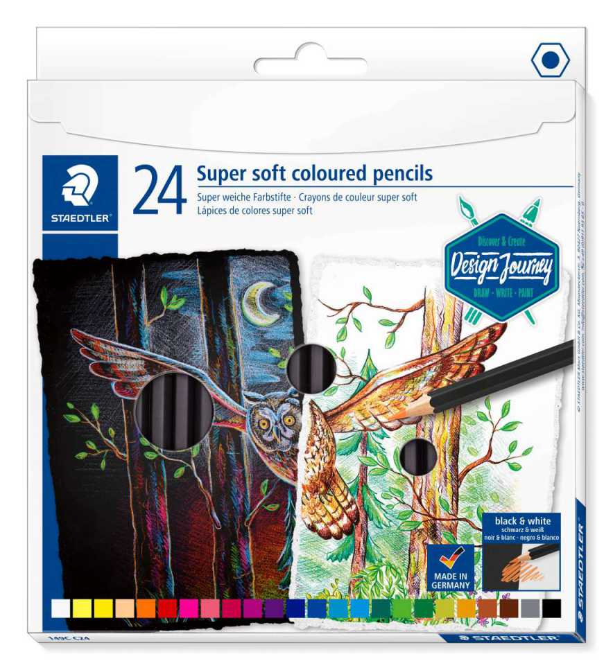 ΞΥΛΟΜΠΟΓΙΕΣ SUPER SOFT STAEDTLER 24ΤΕΜ
