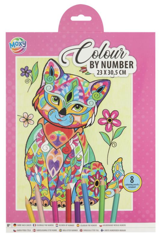 COLOUR ΒΥ NUMBER 23Χ30,5 CM - 8 ΜΟΛΥΒΙΑ 3ΣΧΕΔΙΑ