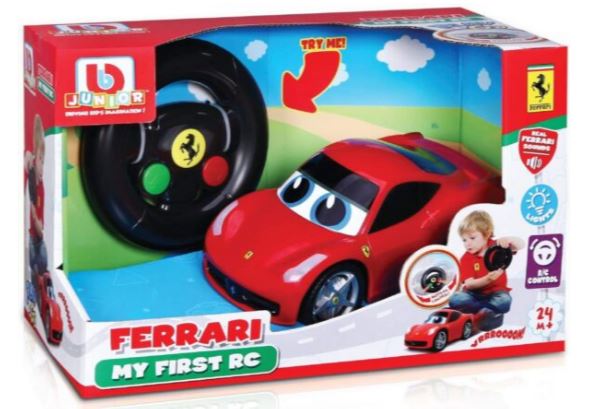 BURAGO ΤΗΛΕΚΑΤΕΥΘΥΝΟΜΕΝΟ ΑΥΤΟΚΙΝΗΤΟ ΚΟΚΚΙΝΗ ΟΡΟΦΗ BURAGO JUNIOR FERRARI MY FIRST