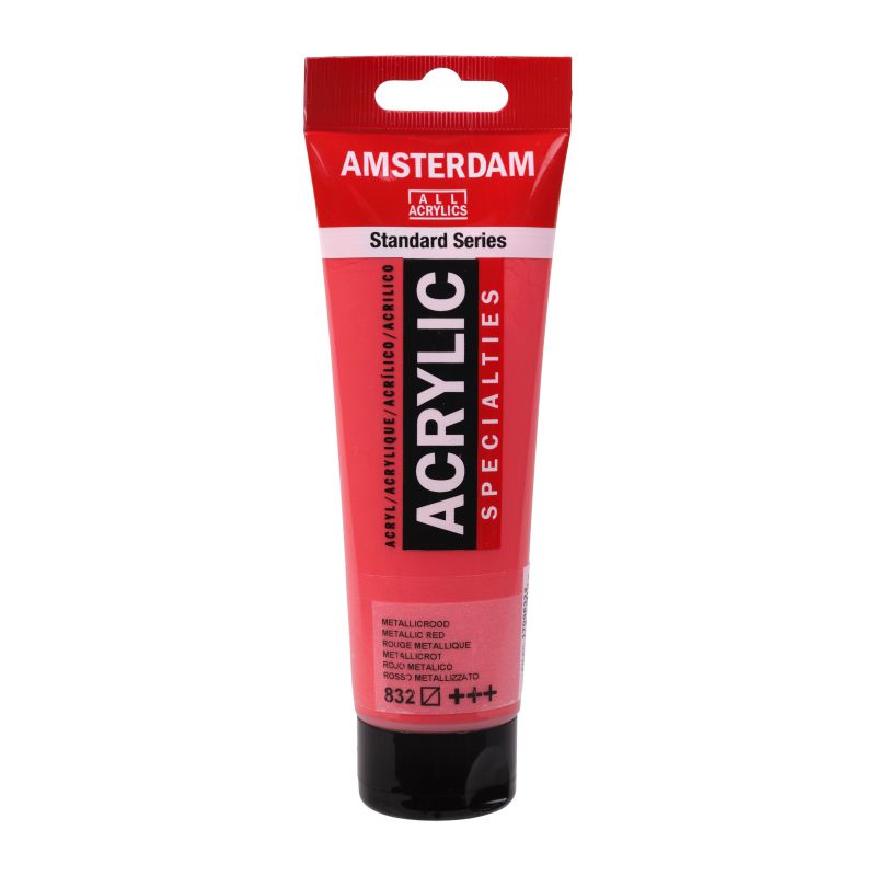 ΑΚΡΥΛΙΚΟ ΜΕΤΑΛΛΙΚΟ 120ML No 832 RED AMSTERDAM