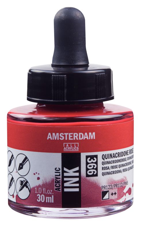 ΜΕΛΑΝΙ INK AMSTERDAM 366 30ML QUINAROSE
