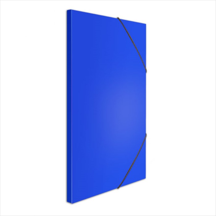Salko Κουτί Αρχείου Με Λάστιχο 25x35x1,5cm Πλαστικοποιημένο Χαρτόνι Μπλε