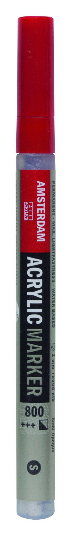 ΜΑΡΚΑΔΟΡΟΣ ΑΚΡΥΛΙΚΟΣ AMSTERDAM 2MM 800 SILVER SW