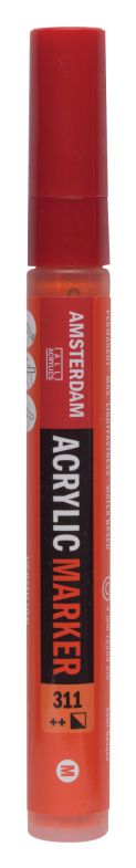 ΜΑΡΚΑΔΟΡΟΣ ΑΚΡΥΛΙΚΟΣ AMSTERDAM 4MM 311 VERMILION SW