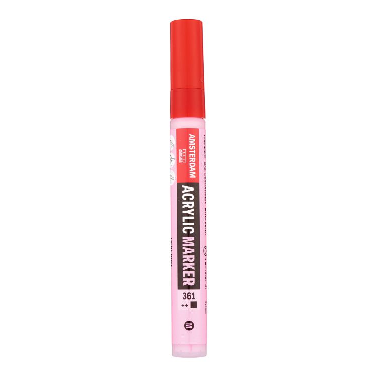 ΜΑΡΚΑΔΟΡΟΣ ΑΚΡΥΛΙΚΟΣ AMSTERDAM 4MM 361 LIGHT ROSE SW
