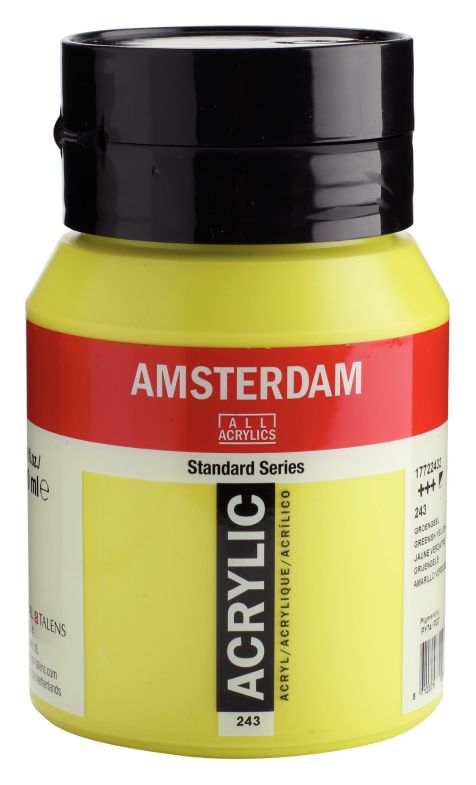 ΑΚΡΥΛΙΚΟ AMSTERDAM 500ML No 243 GREENISH YLW