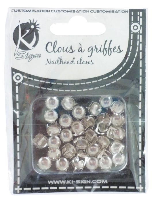 ΚΑΡΦΙΔΕΣ ΔΙΑΚΟΜΗΤΙΚΕΣ ΑΣΗΜΙ 10MM-30PCS