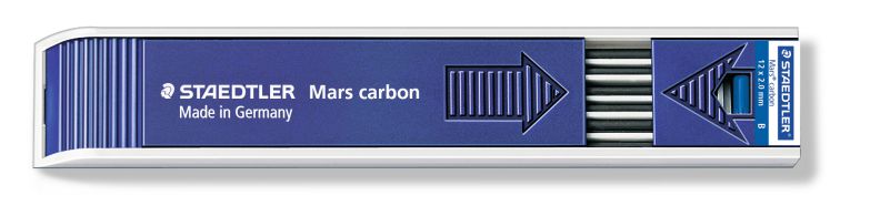ΜΥΤΕΣ LEADS 200-B 2ΜΜ 12ΤΕΜ MARS CARBON STAEDTLER
