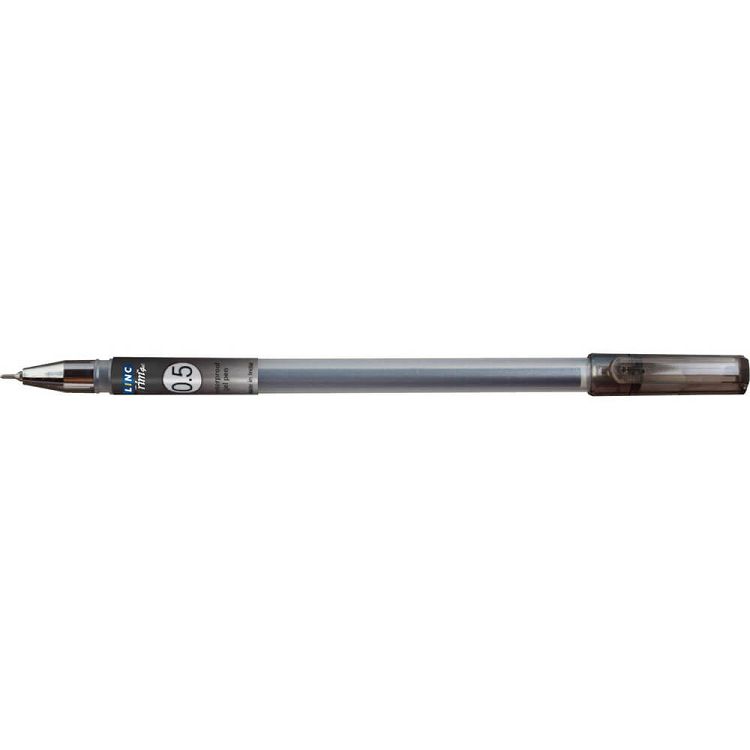 Gel pen LINC TRIM/OCEAN - μαύρο, κουτί 12τμχ