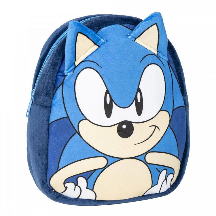 Απαλή Τσάντα Πλάτης 22εκ Παιδικού Σταθμού SONIC THE HEDGEHOG