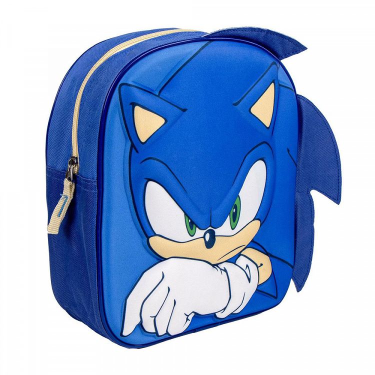 Παιδική Τσάντα Πλάτης 3D 27εκ SONIC THE HEDGEHOG