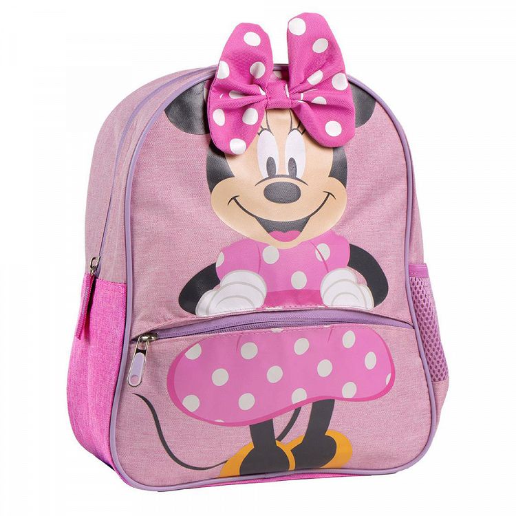 Παιδική Τσάντα Πλάτης 30εκ με Φιόγκο DISNEY Minnie Mouse
