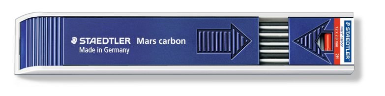 ΜΥΤΕΣ LEADS 200-2H 2ΜΜ 12ΤΕΜ MARS CARBON STAEDTLER