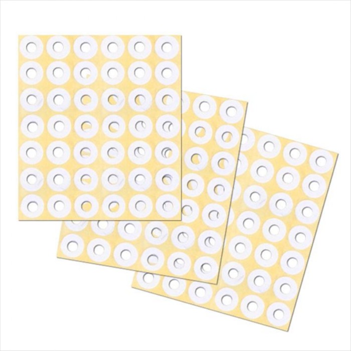 Sticki Ενισχύσεις Ροδέλες Rings Αυτοκόλλητες Λευκές