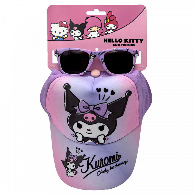 Σετ με Καπέλο 53εκ & Γυαλιά Ηλίου HELLO KITTY Kuromi