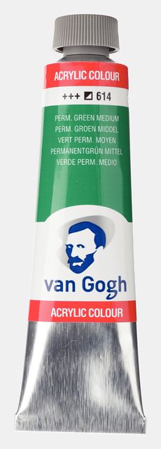 ΑΚΡΥΛΙΚΟ VAN GOGH 40ML 614 PERM.GREEN MED
