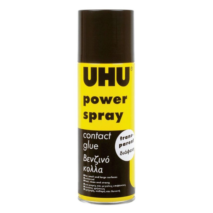 UHU Κόλλα Power Spray Βενζινόκολλα 200ml