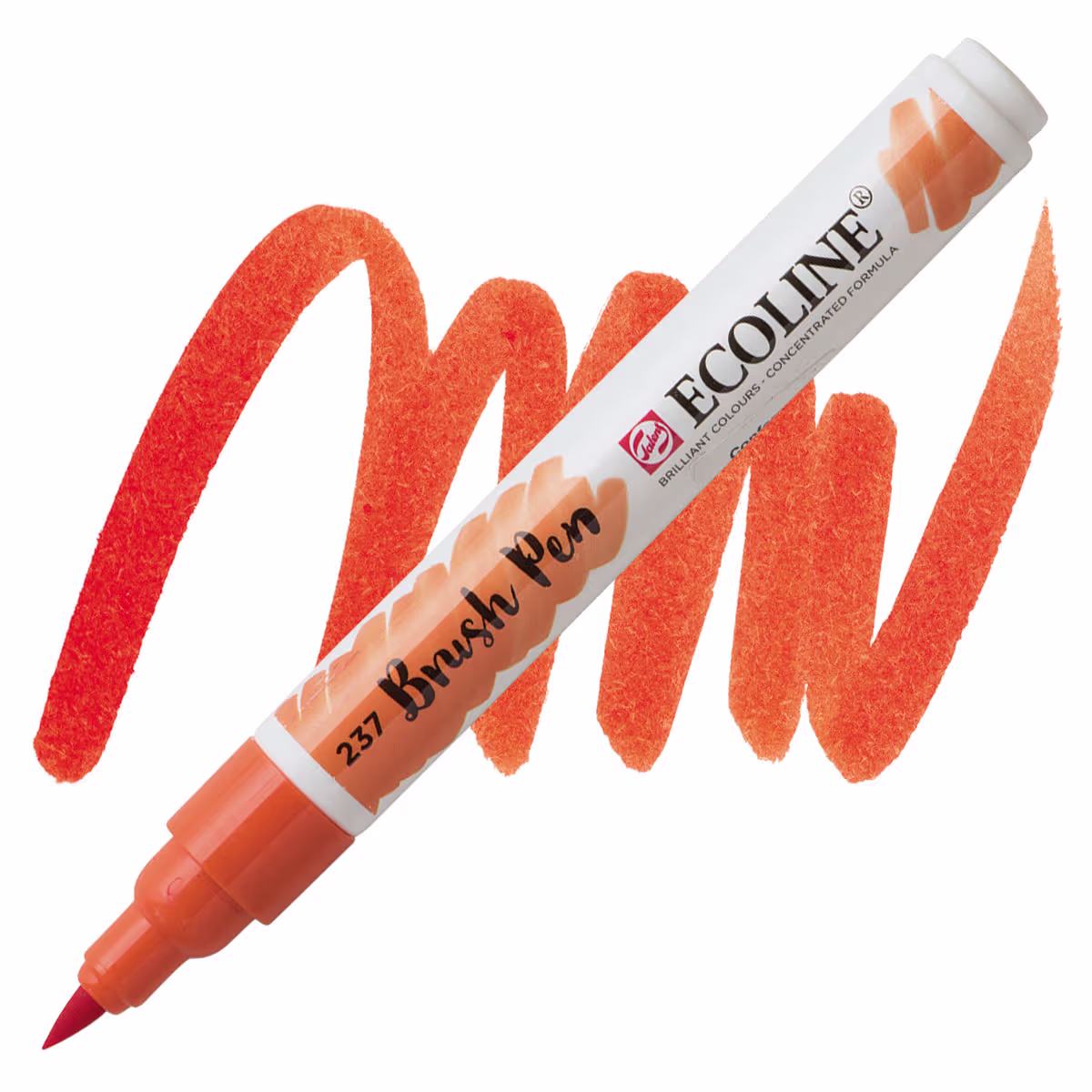 ECOLINE ROYAL TALENS BRUSHPEN 237 DEEP ORANGE